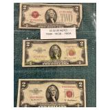 US 2 Dollar Notes