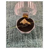 Unverified Vin. Size 10 Gold+Diamond Ring