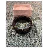 Unverified Vintage Black Onyx Bracelet
