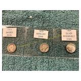 1913 Barber, 1918 Mercury, 1964 Roosevelt Dime