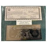 National Collector Mint .999 Pure Silver Leaf