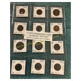 12-WWll German Nazi Coins