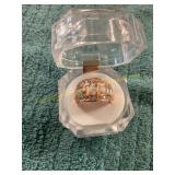 Unverified Rose Gold + Diamond Size 9 Ring