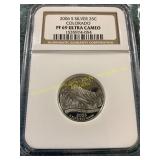 2006-d Colorado Silver Quarter Graded