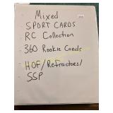 Mixed Sports Cards Rookie Card Binder