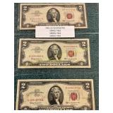 1963 US 2 Dollar Notes