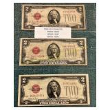 1928 US 2 Dollar Notes