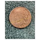 1922-s Peace Type US Silver Dollar
