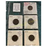 1858 Flying Eagle Cent, Indian Head Cents