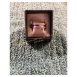 Unverified Mens Size 11 Iridescent Wedding Band