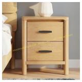 Nectar Lumea Nightstand - Natural, 2 Drawers