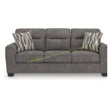 Olten Sofa in Graphite, 19"-60" H x 40" W