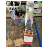 Kitchen utensils, fiber optic tree