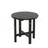 Mason 18in Black Outdoor Adirondack Table