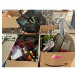 Hand bags, metal tin, home goods