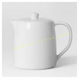 3pk Threshold Porcelain Tea Pot 50oz, DW/MW Safe