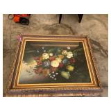 Large vintage framed picture