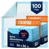 Chucks Pads Disposable Underpads 36"x36" XXXL