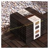IDZO Deck Tiles - Acacia 12x12in Brown