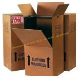 BOX USA Tall Wardrobe Boxes (3-Pack)