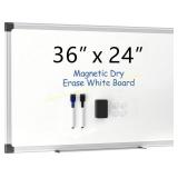 VUSIGN 36x24 Magnetic Whiteboard + Accessories