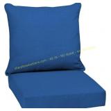 Arden Deep Seat Cushion Set, 24x24, Cobalt