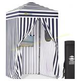 CROWN SHADES 4x4 Pop Up Tent, Blue/White