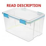 4ct Sterilite 54-Qt Gasket Box, Blue