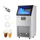 VEVOR Ice Maker, 100 lbs/24h, 28L storage