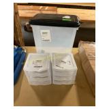 Iris pet food container & 2ct 3-drawer organizers
