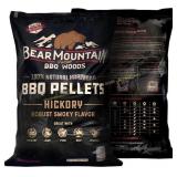 2ct Bear Mountain Hickory BBQ Wood Pellet 20lbs