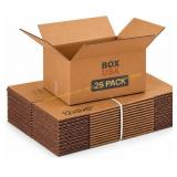 BOX USA Shipping Boxes 12x9x6, 25-Pack
