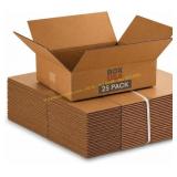 BOX USA Medium Shipping Boxes 12x9x4 25-Pack