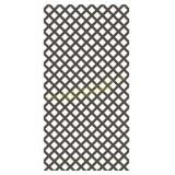 4 ft. x 8 ft. Espresso Diamond Vinyl Lattice