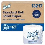 Scott Pro 2-Ply Recycled Toilet Paper (80)