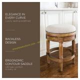 Maven Lane Pullman Bar Stool, Alabaster Green