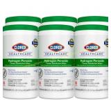 6ct Clorox Health Wipes, Hydrogen Peroxide 155ct