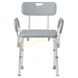 Medline Shower Chair with Backrest, Armrests