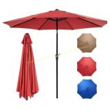 OLIXIS 9ft Patio Umbrella with Tilt & Crank