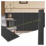 Art3d WPC Wainscoting 16-Pack 48x6 Black