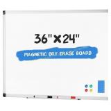 NEWBULIG Magnetic Dry Erase Board 36"x24"
