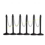 Montour Line Plastic Stanchion, 2.5" Dia.