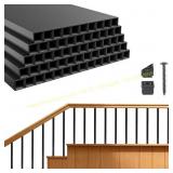 VEVOR 125 Pack Deck Balusters, 3/4" Sq x 26"