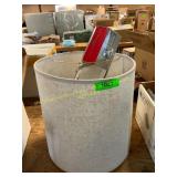 White picture ledge & white damaged lamp shade
