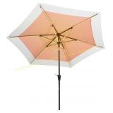 Jonathan Y 9ft Solar Umbrella Coral/Pink