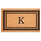 Calloway Mills Monogram Doormat 24x36 K USED