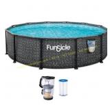 complete? Funsicle 12ft Oasis Above Ground Pool