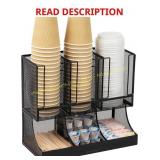 Mind Reader Countertop Organizer, Black