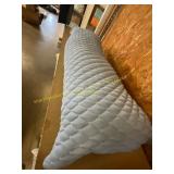 YZ HOME Long Body Pillow for Adults in blue