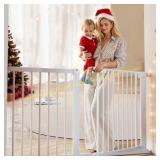 DOMIPET 29.5-51.6" Pet Gate 30"H White